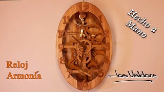 Jos Valdora  Reloj de Madera quotArmoníaquot Artesanal [upl. by Acirne]