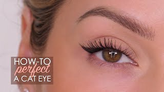 HowTo Perfect CatEye Liner  Feline Liner Tutorial 2022  Shonagh Scott [upl. by Aokek]