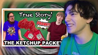 Chilly  SML and Chilly SCHOOL EPISODE Ketchup Packet PRANK Reaction [upl. by Neerroc45]