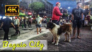 VIRTUAL WALK AT NIGHT  SESSION ROAD BAGUIO CITY NAPUNO NG TURISTA [upl. by Ysset]