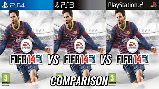 FIFA 14 PS4 Vs PS3 Vs PS2 [upl. by Iad519]