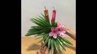 IKEBANA FLOWER ARRANGEMENT [upl. by Dnaltruoc]