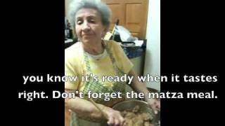 Bubby Chanele makes Gefilte Fish in Yiddish [upl. by Marvel]