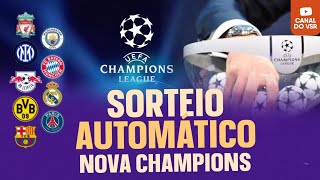 ENTENDA COMO SERÁ O SORTEIO DA NOVA CHAMPIONS [upl. by Layla]