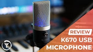 K670 Microphone REVIEW  Quality Vocals for Making Songs [upl. by Kinata]