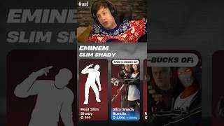 THE NEW EMINEM FORTNITE EVENTSKIN IS AMAZING eminem slimshady fortnite ad [upl. by Hoxsie]