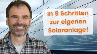 In 9 Schritten zur eigenen Solaranlage [upl. by Henri]