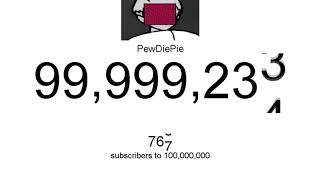 PewDiePie hits 100 million subscribers First YouTuber to 100 million [upl. by Edyak166]