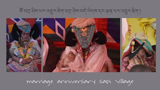 LADAKHI TRADITIONAL WEDDING SAPI 30062023 Tsewang yangjor weds Tsering laskit [upl. by Anaehr590]