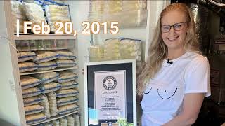 Elizabeth Anderson Sierra  The goddess of Milk  Guinness Book of records trending viral yt [upl. by Yzdnil]