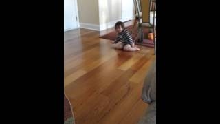 BABY dancing to Hot DOG HOT DOG HOT DIGGITY DOG Mickey MOUSE Clubhouse [upl. by Anwahsit797]