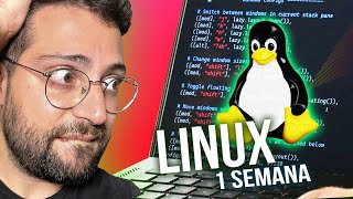 ¡Usando SOLO LINUX por UNA SEMANA la manera MÁS DIFICIL [upl. by Lashonda486]