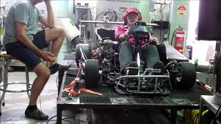 Superkart Dyno TM KZ B Fuel Testing [upl. by Schechinger]