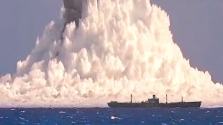 10 Underwater Nuclear Test Caught On Camera [upl. by Elephus]