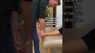 Ankle Dorsiflexion Mobilization [upl. by Eruza837]