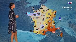 Météo du 26 juillet 2022  Prévisions météo à 20h55  Météo TF1 [upl. by Ohcamac]