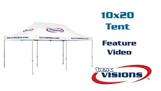 10x20 Tent Assembly  Tex Visions [upl. by Lewes410]