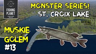 Fishing Planet  Saint Croix Muskie Golem Monster  Update [upl. by Lissa]