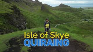 Quiraing Highland Scotland drone video 4k [upl. by Miharbi]