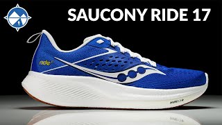 Saucony Ride 17 First Look  The Ride Receives Full Length PWRRUN Foam [upl. by Hgielsel]