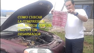 Checa compresión de tu motor con este método [upl. by Sitruc]