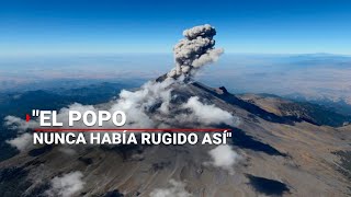 quotEl volcán nunca había RUGIDO asíquot Habitantes de San Buenaventura Puebla sobre el Popocatépetl [upl. by Asil]