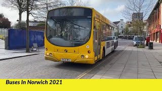 Buses In Norwich 2021 [upl. by Watanabe824]