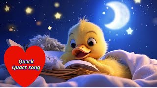 Animated quotQuack quackquot song for kidstrending cute cocomelonrhymes childrenssong nurseryrhyme [upl. by Garvy]