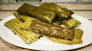 CAMOTE SUMAN  The Best Suman Na Kamote Recipe [upl. by Van247]