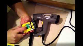 Stanley electric staplerbrad nailer [upl. by Atiugram]