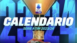 Il CALENDARIO della Serie A TIM 20232024 con Giorgia Rossi Cannavaro Matri e Di Biagio [upl. by Kylen]