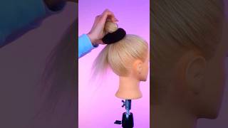 Einfacher Dutt 😍🩷 frisur frisuren frisurentutorial dutt haare haartutorial shorts [upl. by Lihka]