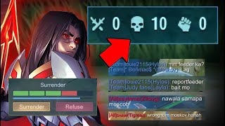 MOSKOV 10X FEED PRANK IN SOLO RANKED MY TEAM WANTED TO REPORT ME AND ENEMIES KEPT TRASHTALKING ME [upl. by Xuaegram]