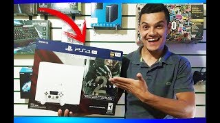 PS4 PRO BRANCO BUNDLE DESTINY 2  QUE VÍDEO GAME MAIS LINDO   UNBOXING [upl. by Oflodor]