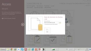 MOS Access 2013 77424  Créer une nouvelle base de données [upl. by Ylicic669]