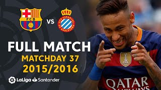 FC Barcelona vs RCD Espanyol 50 J37 20152016  FULL MATCH [upl. by Okiman]