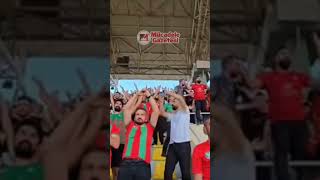 Amedspor taraftarı Urfada quotYeşil Kırmızı Şampiyon Amedquot [upl. by Igor]