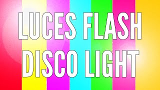 🕺🏾LUCES FLASH  💥DISCO LIGHT Simulador Led  10 HORAS Ambiente de Fiesta ✨ [upl. by Anole]