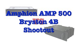 English Amphion amp500 vs Bryston 4B amp [upl. by Kcaz]