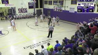 MHS Boys Basketball vs Hopkinton [upl. by Anaeco]