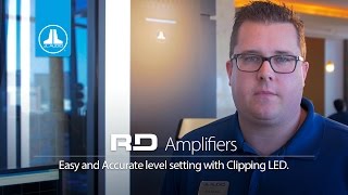 JL Audio RD Amplifier Clipping LED Level Setting Demonstration [upl. by Jacobba]