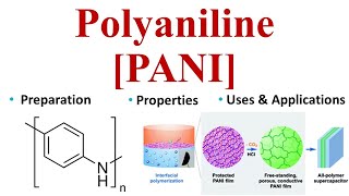 Polyaniline  PANI  Some important Polymers  UG PaathShaala polyaniline PANI [upl. by Hamimej]