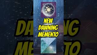 NEW FROST SHADER  Dawning Memento destiny2 dawningmemento season23 [upl. by Leckie]