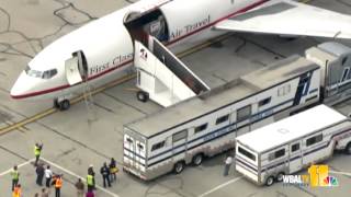 SkyTeam 11 Reddam Racings horses deplane at BWI [upl. by Freeborn]