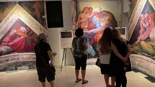 MichelAngelo’s Sistine Chapel The Exhibition WALK THROUGH 2021 [upl. by Magda]