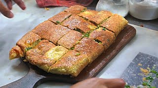 Indonesian Street Food  Minced Beef and Egg Martabak [upl. by Carey900]