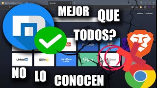 El Navegador Web Que Nadie Conoce Pero Realmente Vale La Pena Utilizar l Maxthon [upl. by Ardnael838]