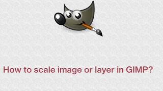 GIMP How To Scale Or Resize Images l Scale layer in GIMP l Fast way [upl. by Leigh]