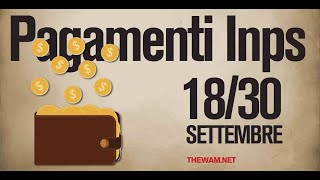 STATO PAGAMENTI INPS 1830 SETTEMBRE DATE REM RDC e [upl. by Nela]