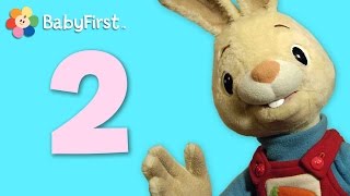 Two  Learning Numbers  Harry the Bunny  BabyFirstTV [upl. by Bast512]